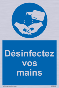 D?sinfectez vos mains