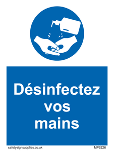 D?sinfectez vos mains