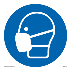 Face covering symbol