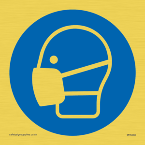 Face covering symbol