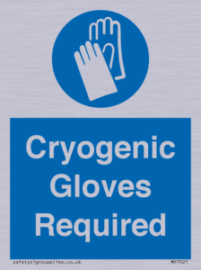 Cryogenic Gloves Required