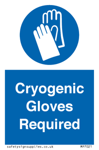 Cryogenic Gloves Required
