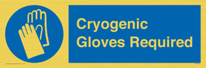 Cryogenic Gloves Required