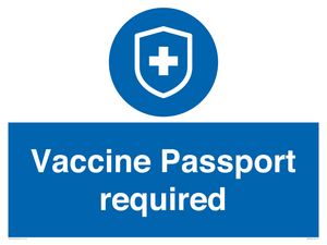 Vaccine Passport required
