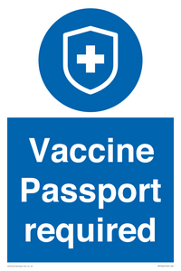 Vaccine Passport required