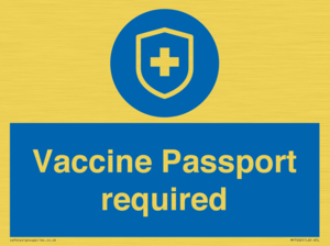 Vaccine Passport required