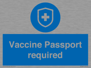 Vaccine Passport required