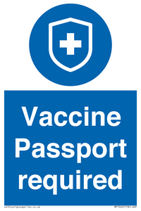 Vaccine Passport required