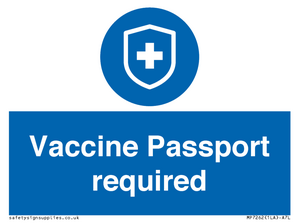 Vaccine Passport required