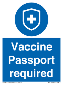 Vaccine Passport required
