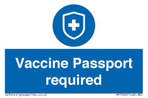 Vaccine Passport required
