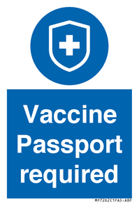 Vaccine Passport required