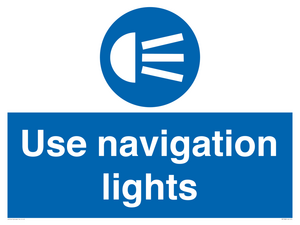 Use navigation lights