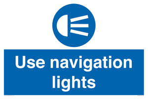 Use navigation lights