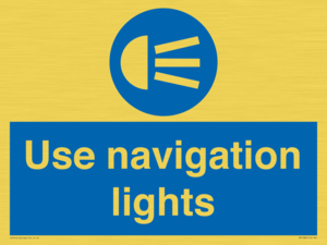 Use navigation lights