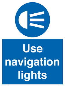 Use navigation lights