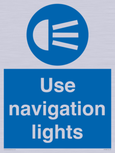 Use navigation lights