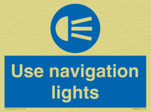 Use navigation lights