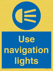 Use navigation lights