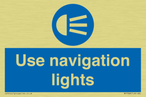 Use navigation lights