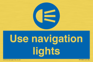 Use navigation lights