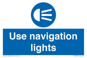 Use navigation lights