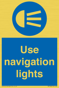 Use navigation lights