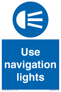 Use navigation lights