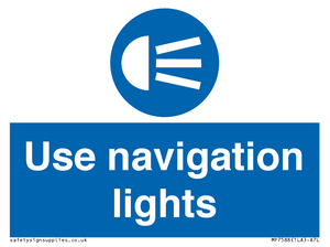 Use navigation lights