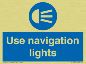 Use navigation lights