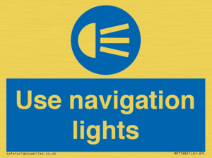 Use navigation lights