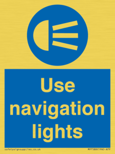 Use navigation lights