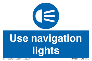Use navigation lights