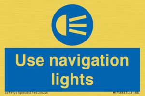 Use navigation lights