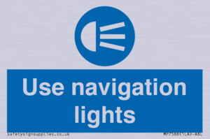 Use navigation lights