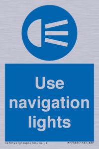 Use navigation lights