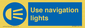 Use navigation lights