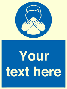 Custom mandatory use a tissue