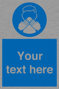 Custom mandatory use a tissue