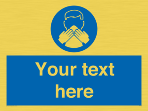 Custom mandatory use a tissue