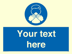 Custom mandatory use a tissue