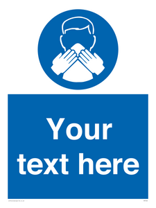 Custom mandatory use a tissue