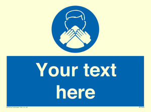 Custom mandatory use a tissue