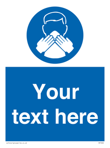 Custom mandatory use a tissue