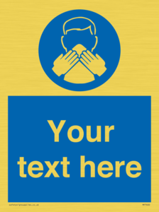 Custom mandatory use a tissue