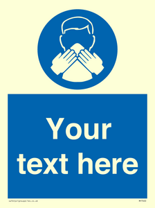 Custom mandatory use a tissue