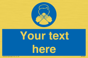 Custom mandatory use a tissue