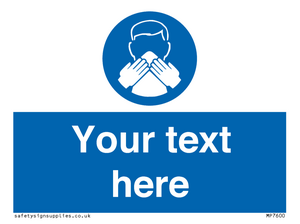 Custom mandatory use a tissue