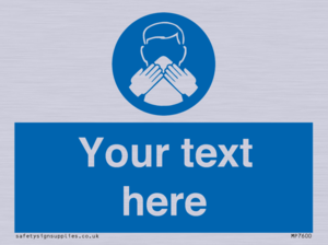 Custom mandatory use a tissue