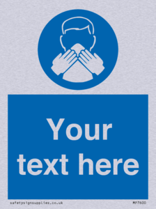 Custom mandatory use a tissue